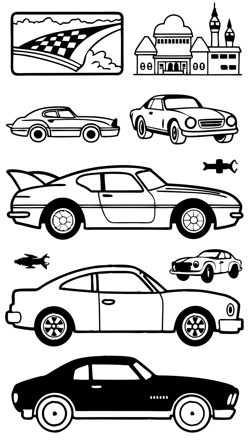 Cars Paginas para colorear imprimibles